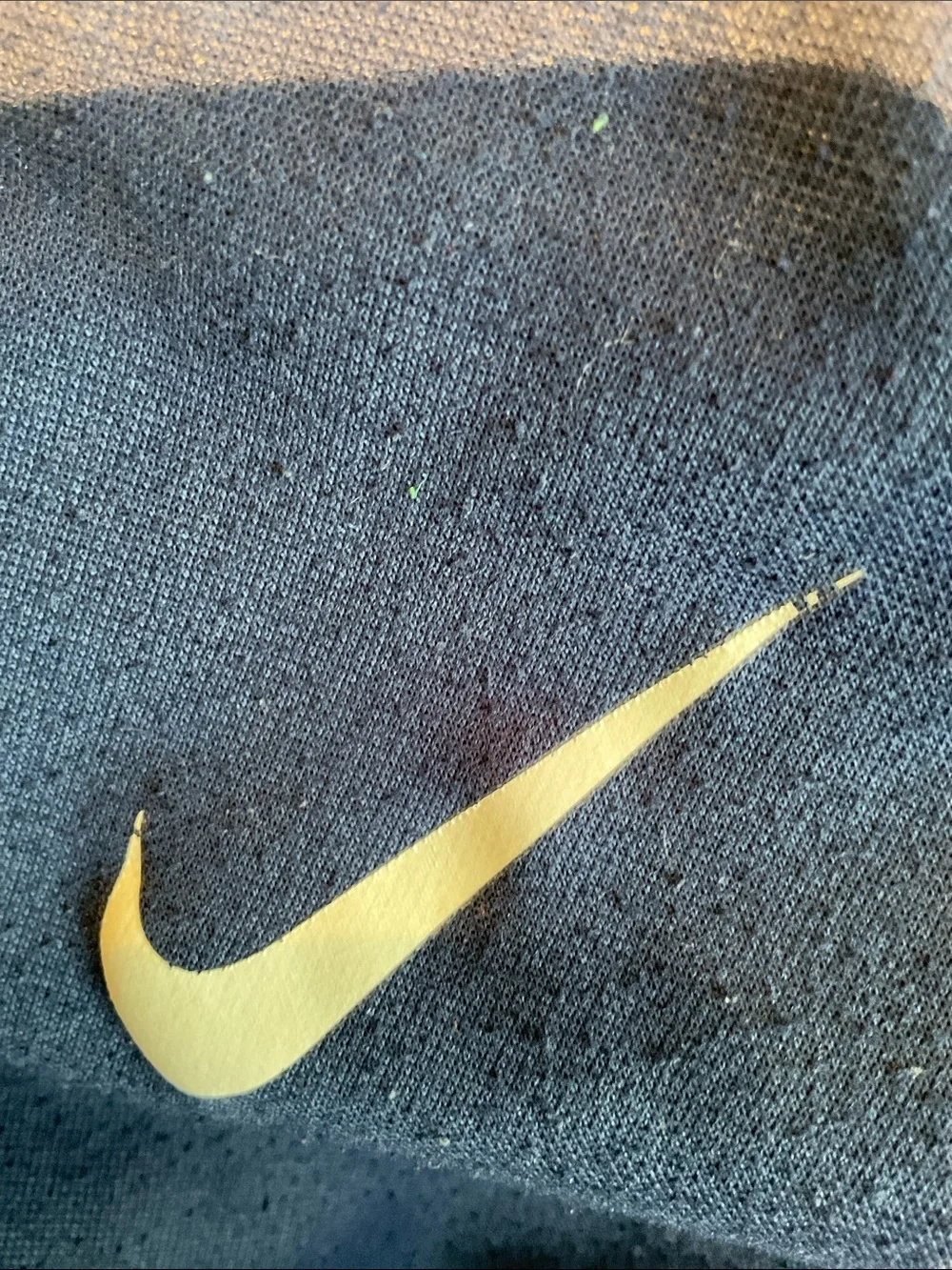 Nike Kids Dri-Fit Navy Blue Joggers with White Swoosh